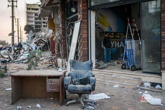 عکس| تصاویر تلخ از حملات موشکی دشمن به منازل مردم در «محمدشهر» کرج