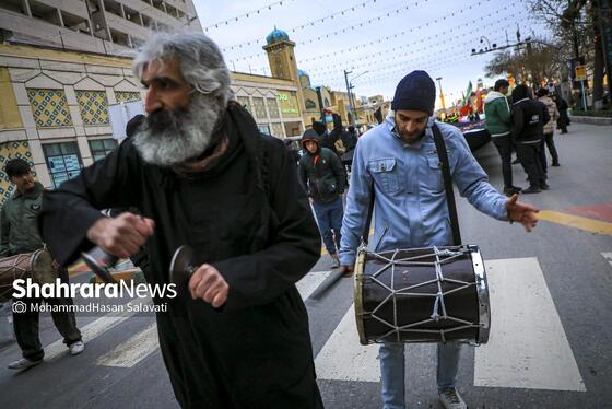 گزارش تصویری | دسته عزای علوی در مشهد