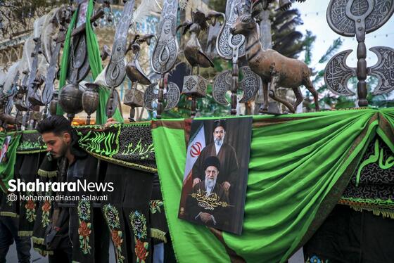 گزارش تصویری | دسته عزای علوی در مشهد