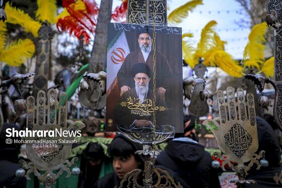 گزارش تصویری | دسته عزای علوی در مشهد