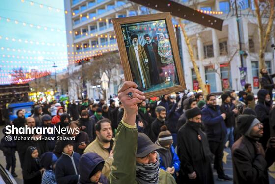 گزارش تصویری | دسته عزای علوی در مشهد