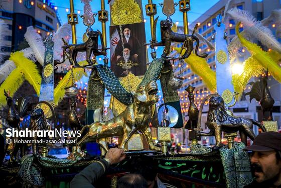 گزارش تصویری | دسته عزای علوی در مشهد