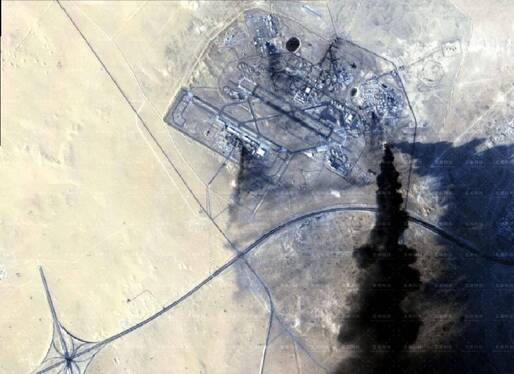 چشم در برابر چشم | تصاویر ماهواره‌ای از حملات سپاه به زیرساخت‌های صنعتی آمریکا و امارات