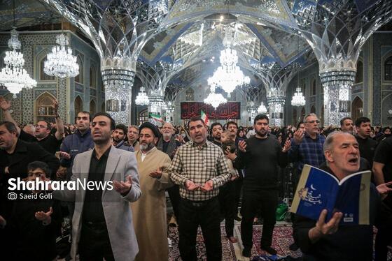 گزارش تصویری | مراسم احیاء شب بیست‌وسوم ماه مبارک رمضان در حرم مطهر رضوی