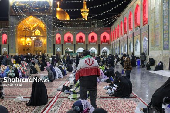 گزارش تصویری | مراسم احیاء شب بیست‌وسوم ماه مبارک رمضان در حرم مطهر رضوی