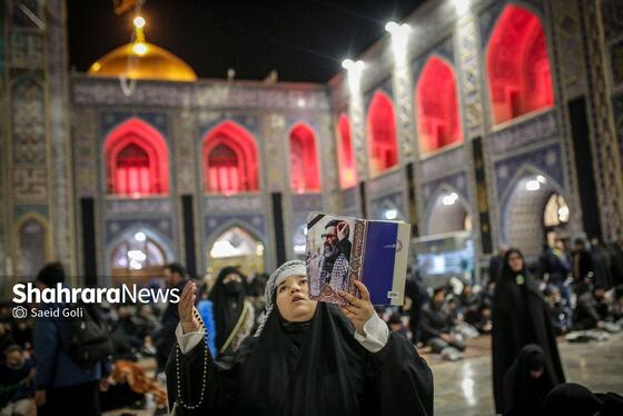 گزارش تصویری | مراسم احیاء شب بیست‌وسوم ماه مبارک رمضان در حرم مطهر رضوی