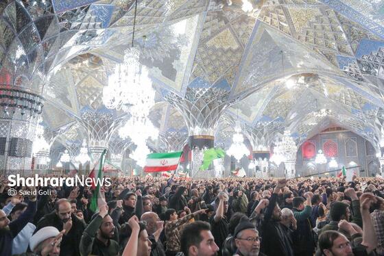 گزارش تصویری | مراسم احیاء شب بیست‌وسوم ماه مبارک رمضان در حرم مطهر رضوی