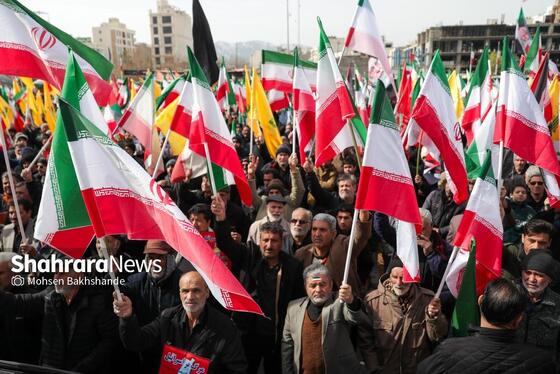 گزارش تصویری | راهپیمایی روز قدس در مشهد-۱