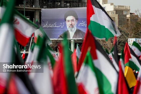 گزارش تصویری | راهپیمایی روز قدس در مشهد-۱