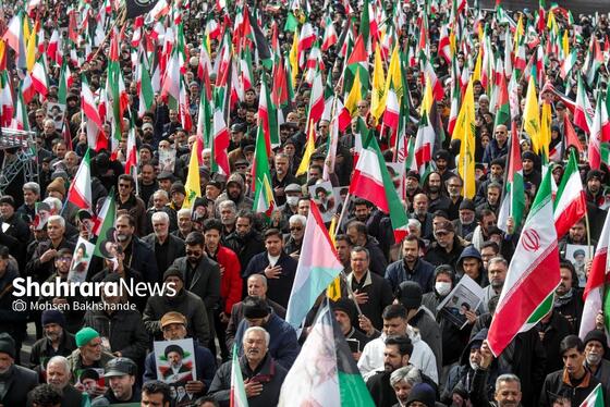 گزارش تصویری | راهپیمایی روز قدس در مشهد-۱