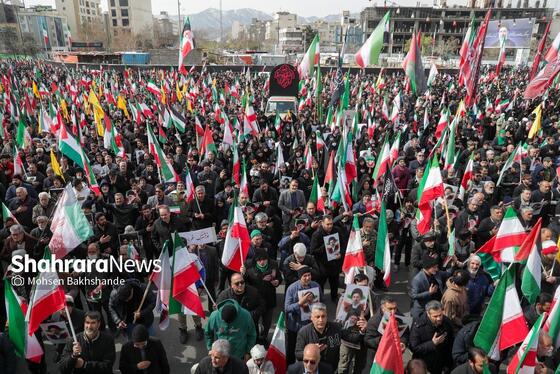 گزارش تصویری | راهپیمایی روز قدس در مشهد-۱
