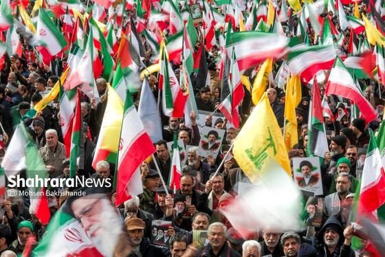 گزارش تصویری | راهپیمایی روز قدس در مشهد-۱