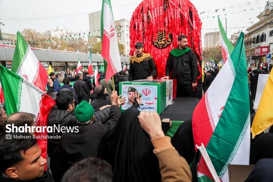 گزارش تصویری | راهپیمایی روز قدس در مشهد-۱