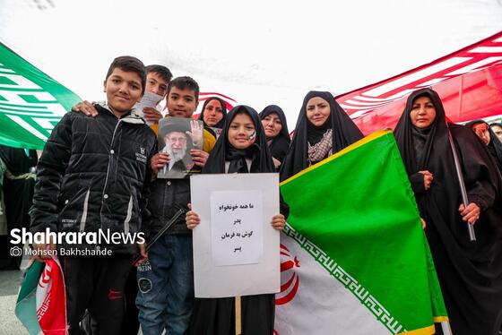 گزارش تصویری | راهپیمایی روز قدس در مشهد-۱