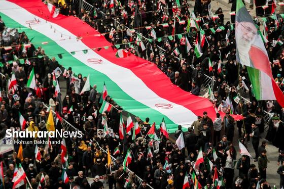 گزارش تصویری | راهپیمایی روز قدس در مشهد-۱