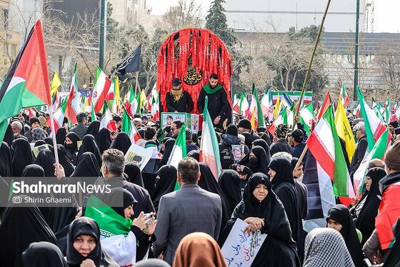 گزارش تصویری | راهپیمایی روز قدس در مشهد-۲