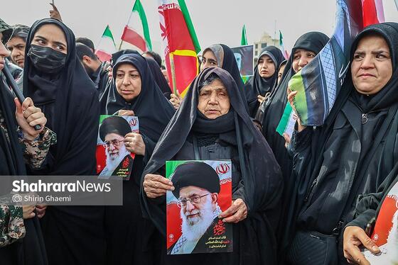 گزارش تصویری | راهپیمایی روز قدس در مشهد-۲