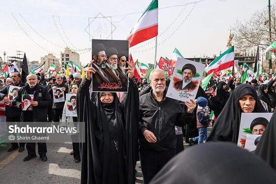 گزارش تصویری | راهپیمایی روز قدس در مشهد-۲