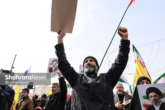 گزارش تصویری | راهپیمایی روز قدس در مشهد-۲