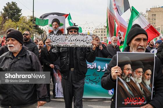 گزارش تصویری | راهپیمایی روز قدس در مشهد-۲