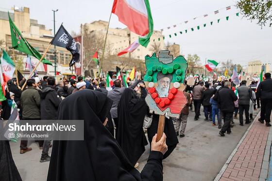 گزارش تصویری | راهپیمایی روز قدس در مشهد-۲