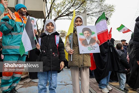 گزارش تصویری | راهپیمایی روز قدس در مشهد-۲