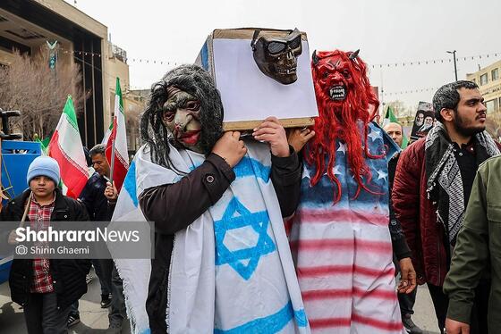 گزارش تصویری | راهپیمایی روز قدس در مشهد-۲