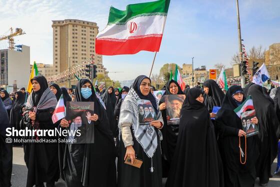 گزارش تصویری | راهپیمایی روز قدس در مشهد - ۳