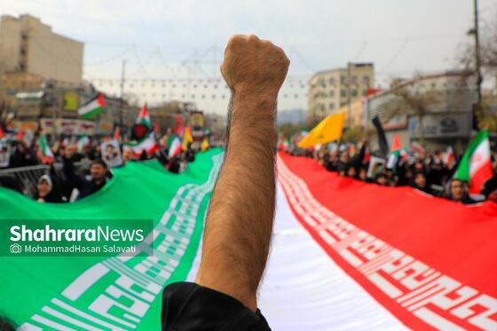 گزارش تصویری | راهپیمایی روز قدس در مشهد - ۳