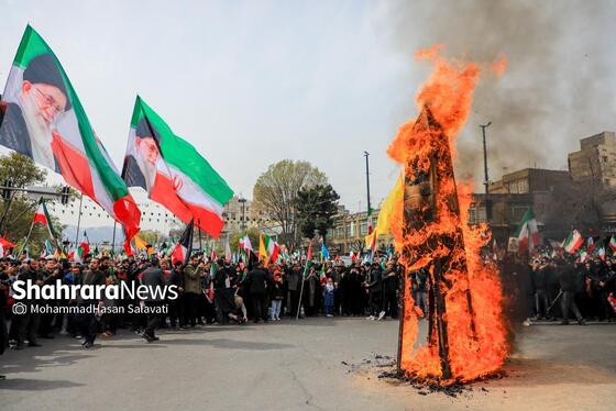 گزارش تصویری | راهپیمایی روز قدس در مشهد - ۳