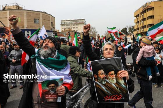 گزارش تصویری | راهپیمایی روز قدس در مشهد - ۳