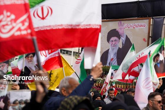 گزارش تصویری | راهپیمایی روز قدس در مشهد - ۵