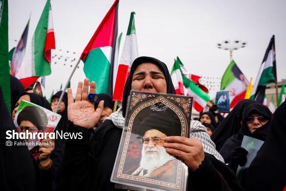 گزارش تصویری | راهپیمایی روز قدس در مشهد - ۵
