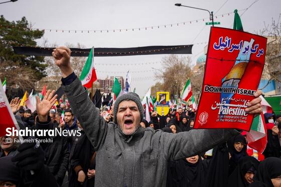 گزارش تصویری | راهپیمایی روز قدس در مشهد - ۵