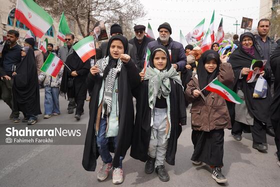 گزارش تصویری | راهپیمایی روز قدس در مشهد - ۵