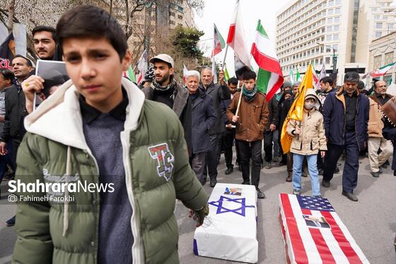 گزارش تصویری | راهپیمایی روز قدس در مشهد - ۵