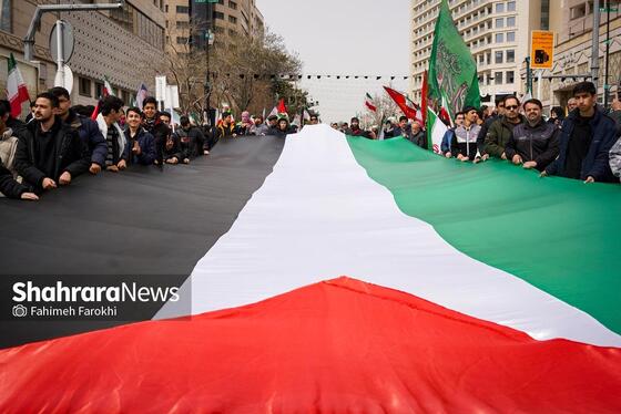گزارش تصویری | راهپیمایی روز قدس در مشهد - ۵