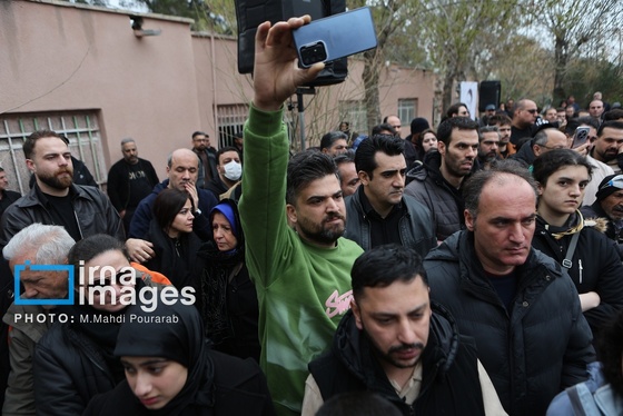 گزارش تصویری| مراسم تشییع «حمید هیراد»
