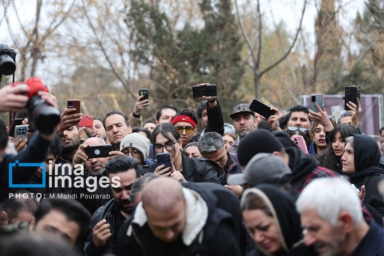 گزارش تصویری| مراسم تشییع «حمید هیراد»