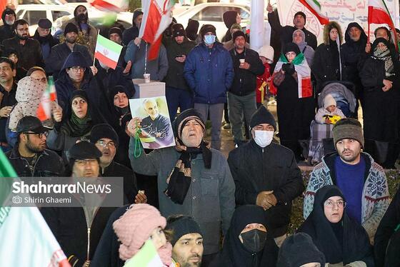 گزارش تصویری | لبیک به ندای رهبر معظم انقلاب بر حضور پرشور مردم در خیابان‌های مشهد