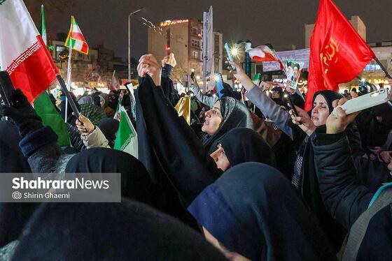 گزارش تصویری | لبیک به ندای رهبر معظم انقلاب بر حضور پرشور مردم در خیابان‌های مشهد