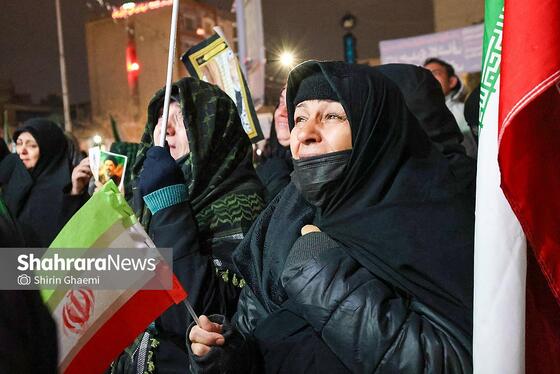 گزارش تصویری | لبیک به ندای رهبر معظم انقلاب بر حضور پرشور مردم در خیابان‌های مشهد