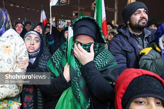 گزارش تصویری | لبیک به ندای رهبر معظم انقلاب بر حضور پرشور مردم در خیابان‌های مشهد