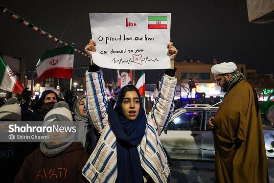 گزارش تصویری | لبیک به ندای رهبر معظم انقلاب بر حضور پرشور مردم در خیابان‌های مشهد