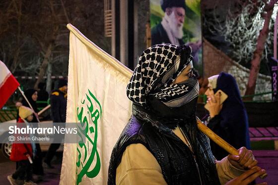 گزارش تصویری | لبیک به ندای رهبر معظم انقلاب بر حضور پرشور مردم در خیابان‌های مشهد