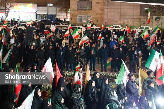 گزارش تصویری | لبیک به ندای رهبر معظم انقلاب بر حضور پرشور مردم در خیابان‌های مشهد