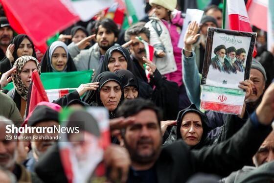 زنان و دختران ایران پای کار انقلاب + فیلم و  عکس