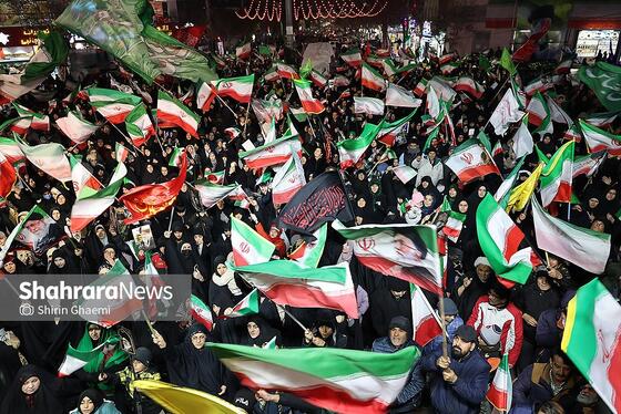 گزارش تصویری | روز شانزدهم جنگ، مردم همچنان در خیابان