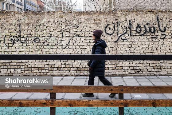 گزارش تصویری | تاریخ‌سازی با دیوارنویسی