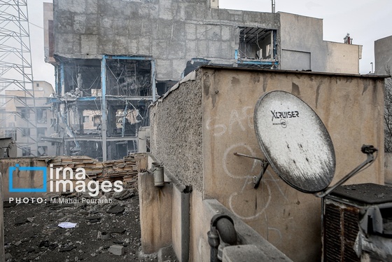 گزارش تصویری | آثار حملات هوایی آمریکا و رژیم صهیونیستی به مناطق مسکونی